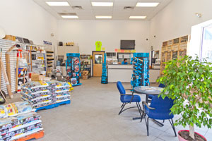 Atlantic Masonry Supply inside show room