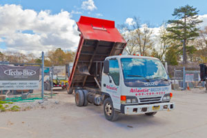 Atlantic Masonry Dump Truck in our supply yard