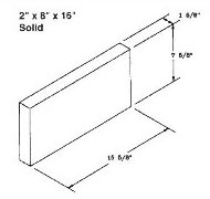 Atlantic Masonry Supply 2 inch solid brick